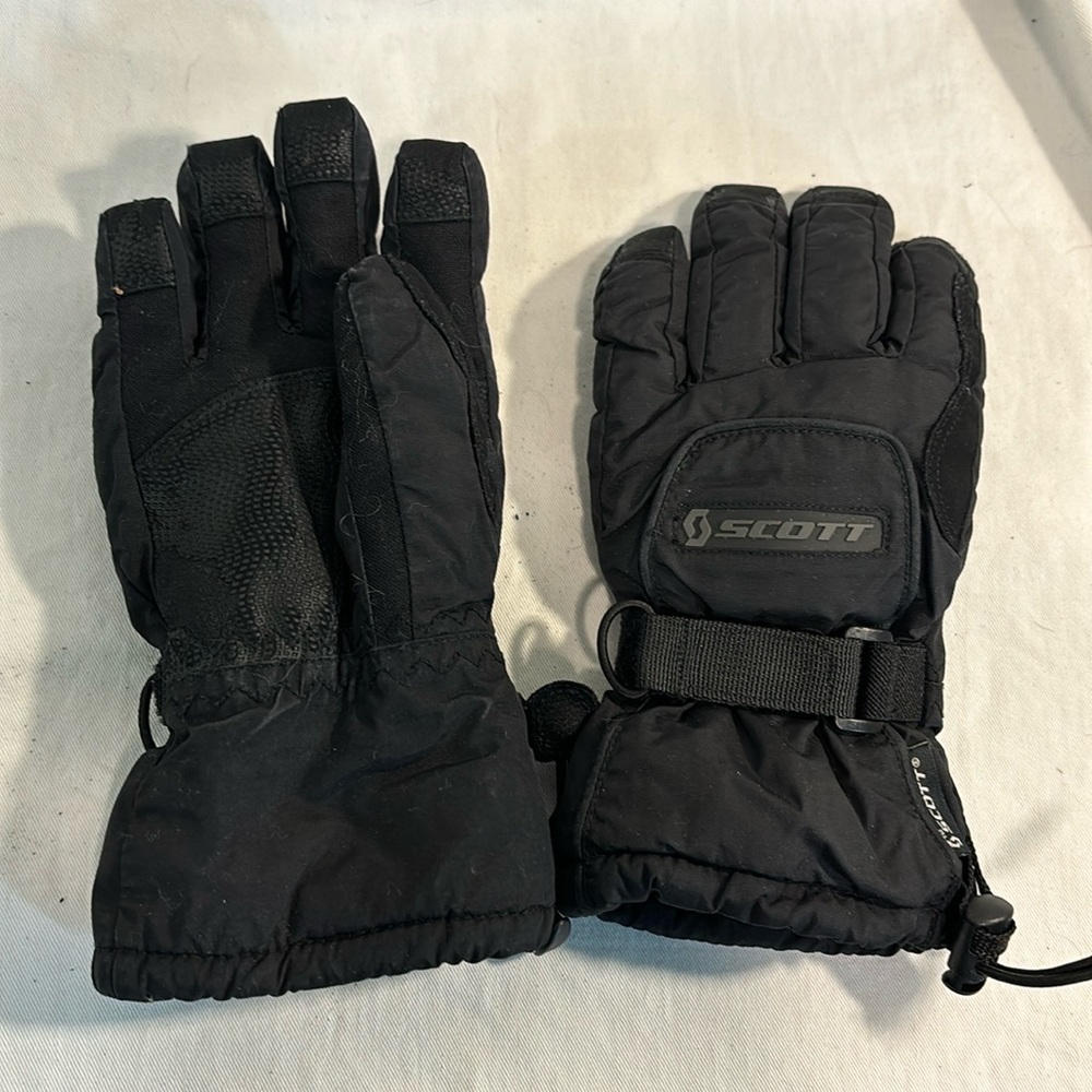 Scott Ski/Snowboard Insulated Winter Gloves Black Youth Size Large